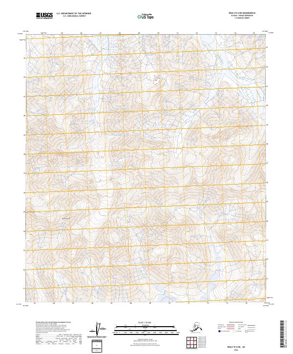 Healy B-6 NE 2024 topographic map thumbnail