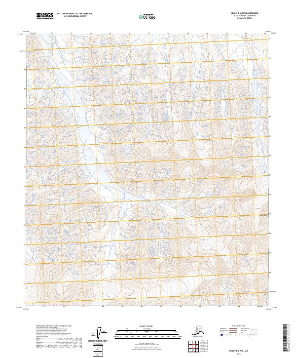 Healy B-6 NW 2024 topographic map thumbnail