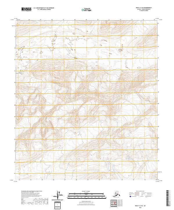 Healy C-2 SE 2024 topographic map thumbnail