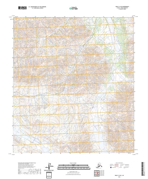 Healy C-6 SE topographic map thumbnail