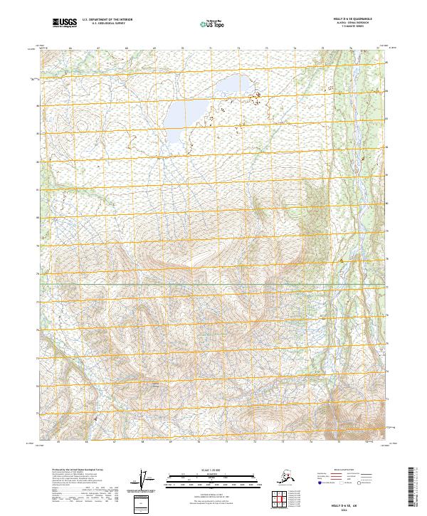 Healy D-6 SE topographic map thumbnail
