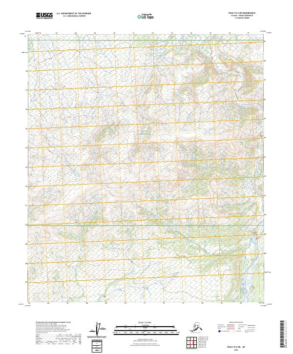 Healy D-6 NE topographic map thumbnail