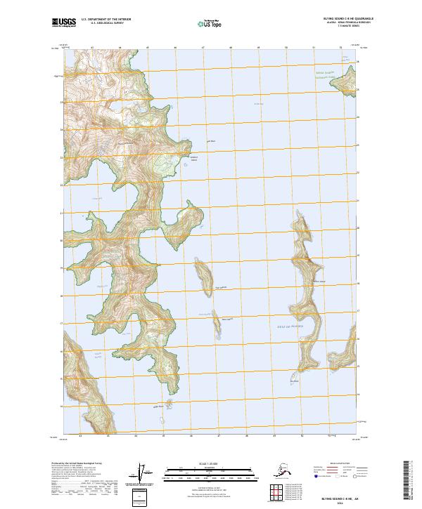 Blying Sound C-8 NE topographic map thumbnail