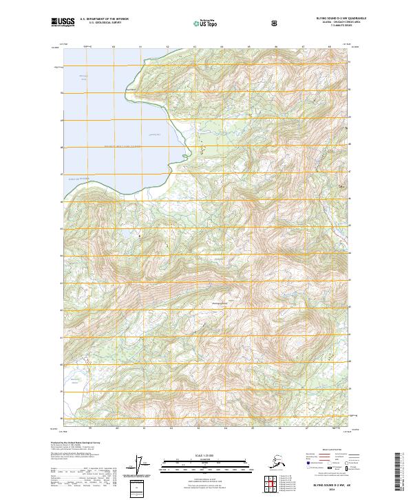 Blying Sound D-2 NW 2024 topographic map thumbnail