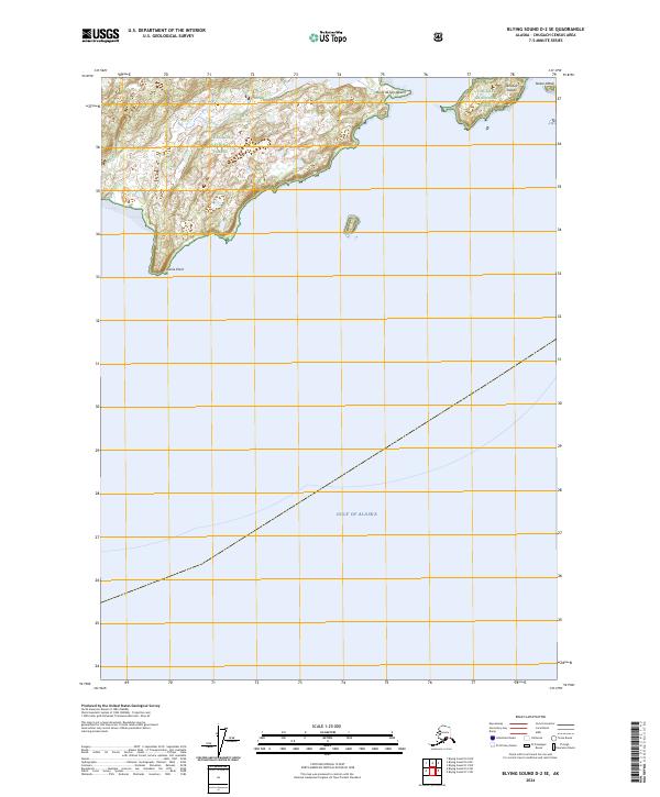 Blying Sound D-2 SE topographic map thumbnail