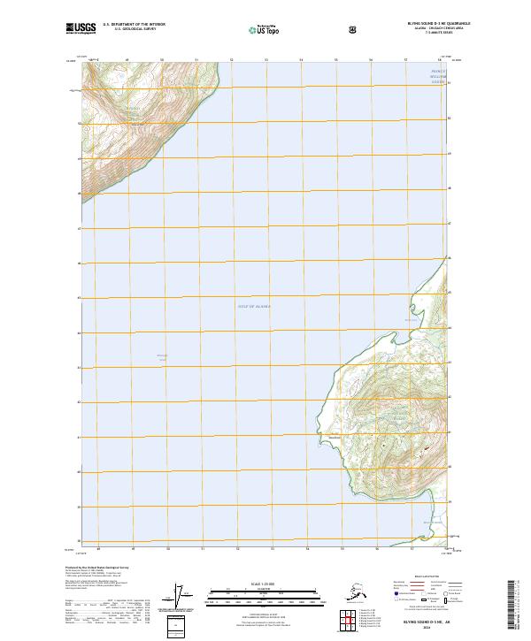 Blying Sound D-3 NE topographic map thumbnail