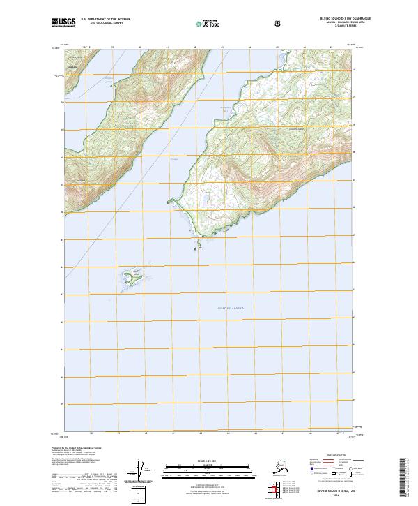Blying Sound D-3 NW topographic map thumbnail