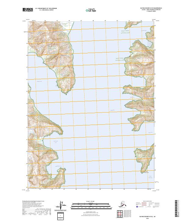 Blying Sound D-8 SE topographic map thumbnail