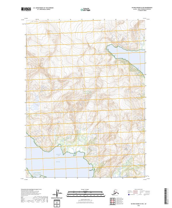 Blying Sound D-8 SW topographic map thumbnail