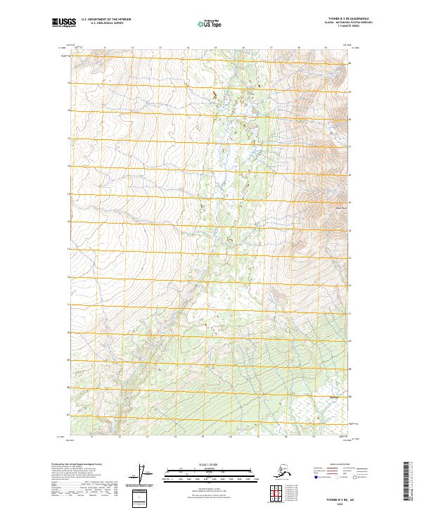 Tyonek B-3 NE topographic map thumbnail