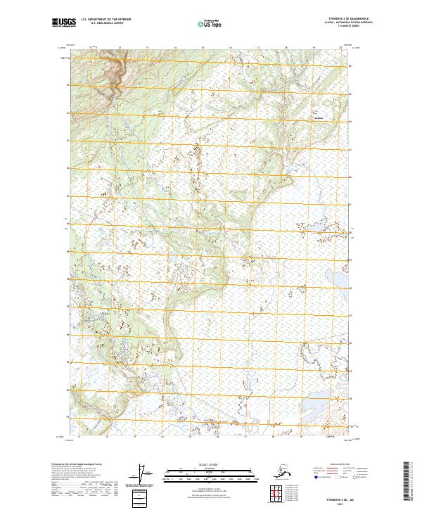 Tyonek B-3 SE topographic map thumbnail