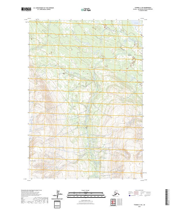 Tyonek C-3 SE topographic map thumbnail