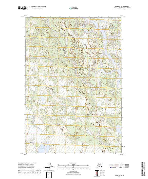 Tyonek D-3 SE 2023 topographic map thumbnail