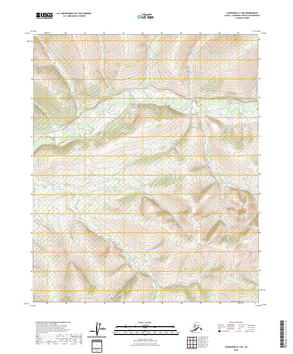 Livengood A-1 NE topographic map thumbnail