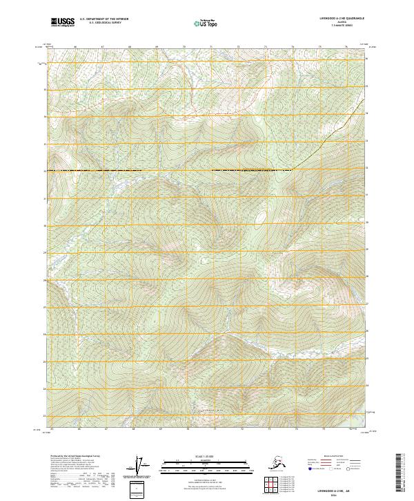 Livengood A-2 NE topographic map thumbnail