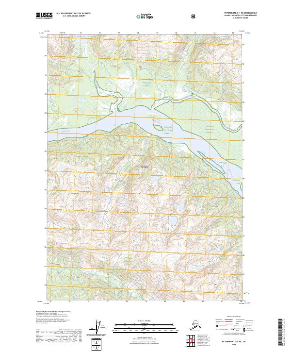 Petersburg C-1 NE topographic map thumbnail