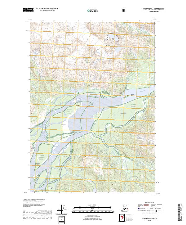 Petersburg C-1 NW topographic map thumbnail