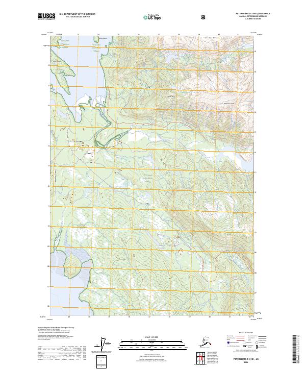 Petersburg D-3 NE topographic map thumbnail