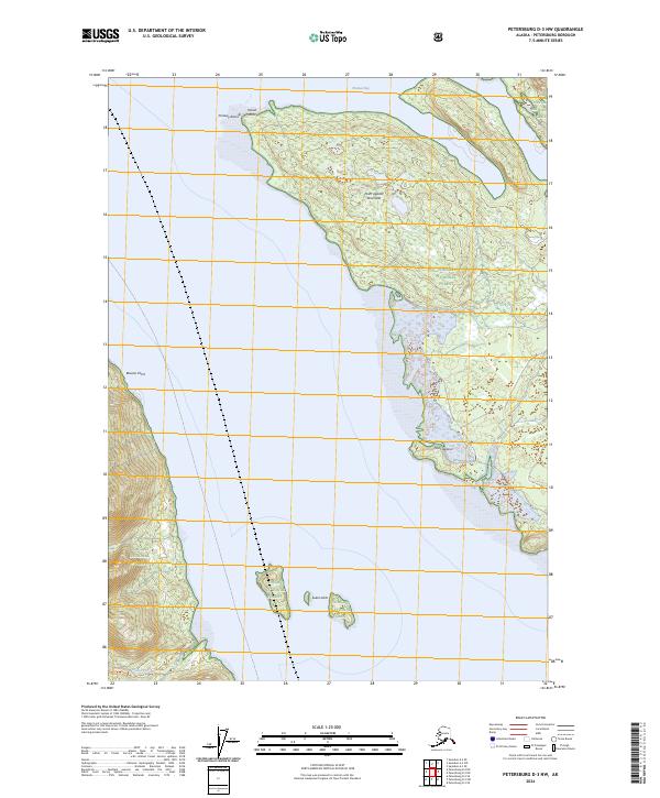 Petersburg D-3 NW topographic map thumbnail