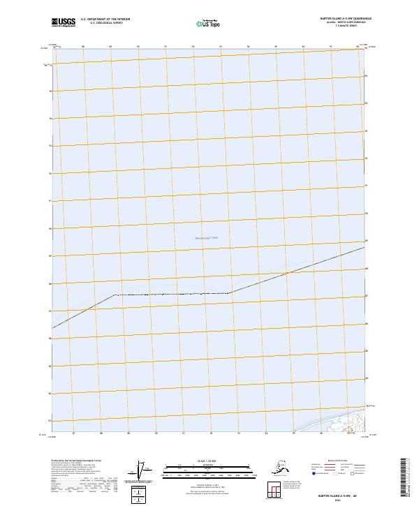 Barter Island A-5 NW topographic map thumbnail
