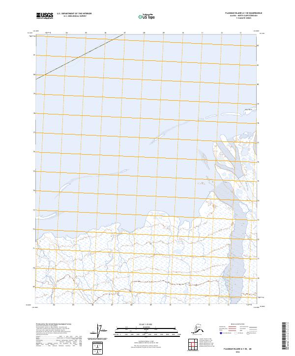 Flaxman Island A-1 SE topographic map thumbnail