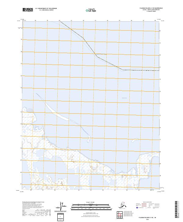 Flaxman Island A-3 SE topographic map thumbnail
