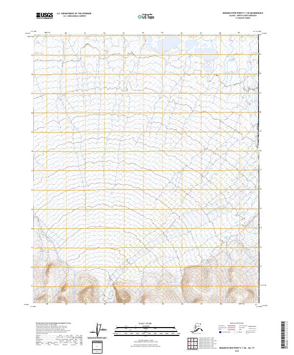 Demarcation Point C-1 SE topographic map thumbnail