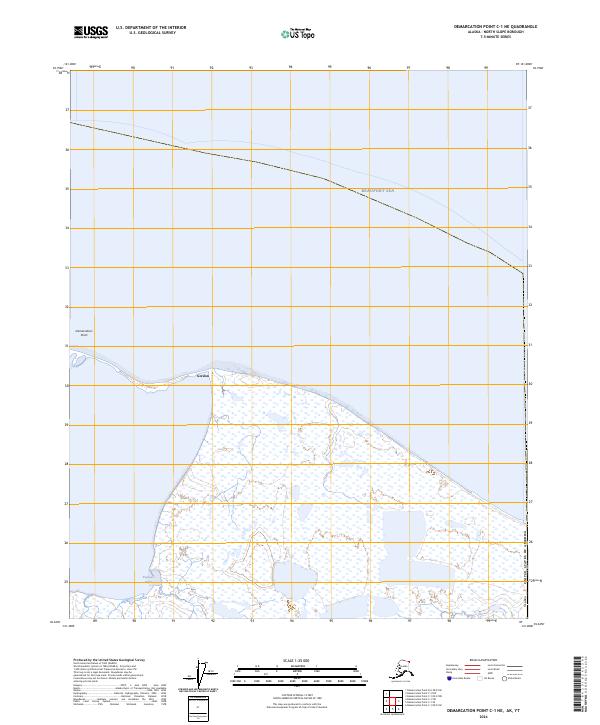 Demarcation Point C-1 NE topographic map thumbnail