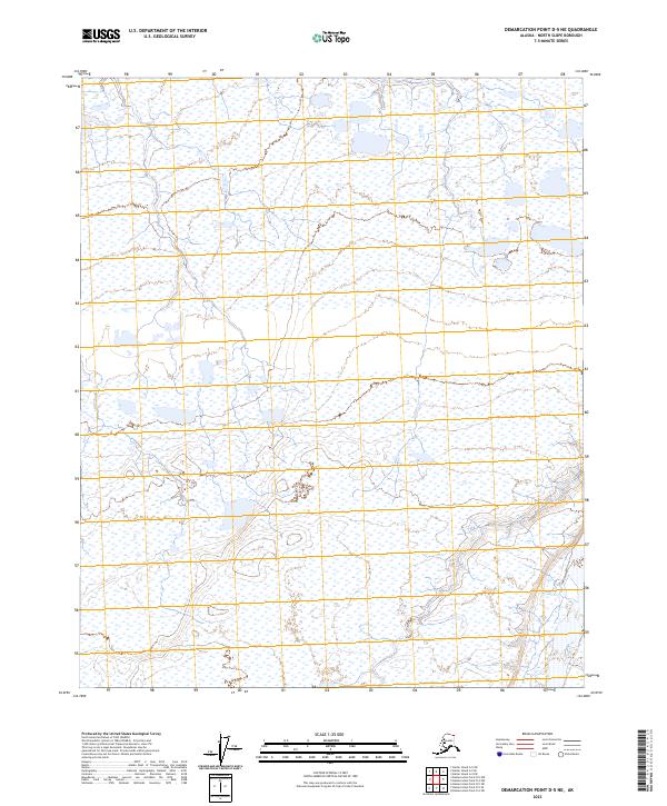 Demarcation Point D-5 NE topographic map thumbnail
