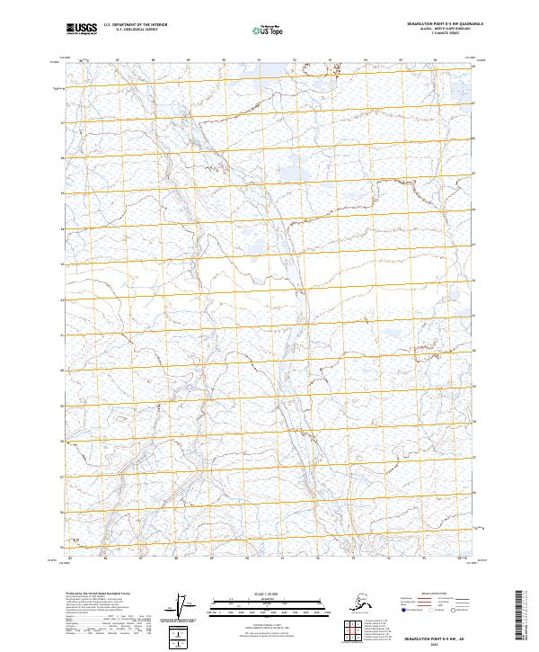 Demarcation Point D-5 NW topographic map thumbnail