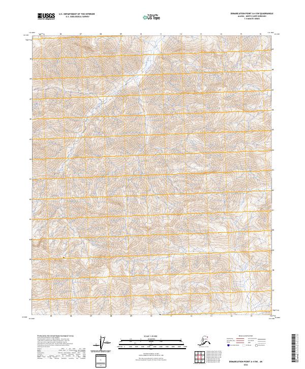Demarcation Point A-4 SW topographic map thumbnail