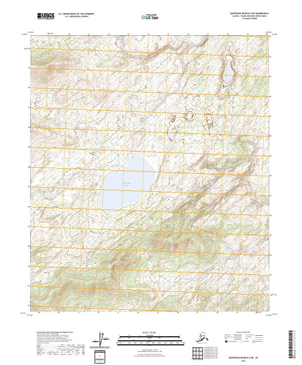 Kantishna River B-2 NE topographic map thumbnail