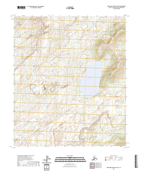 Kantishna River B-2 NW topographic map thumbnail