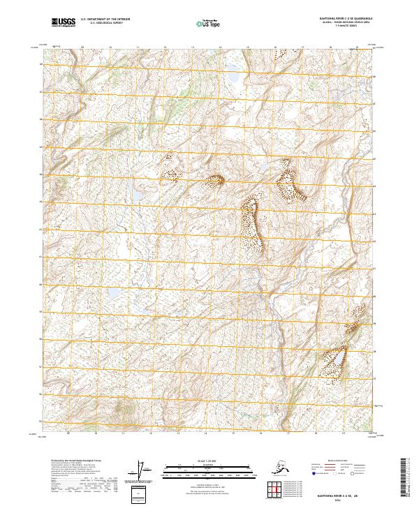 Kantishna River C-2 SE topographic map thumbnail