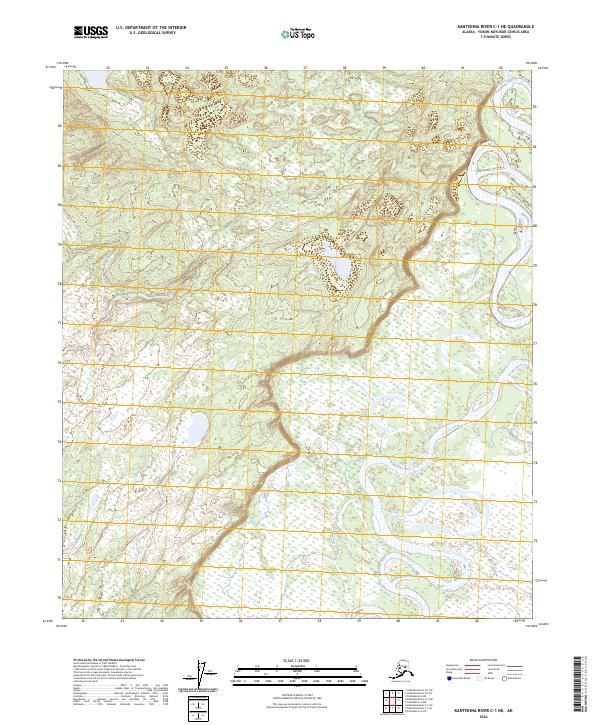 Kantishna River C-1 NE topographic map thumbnail