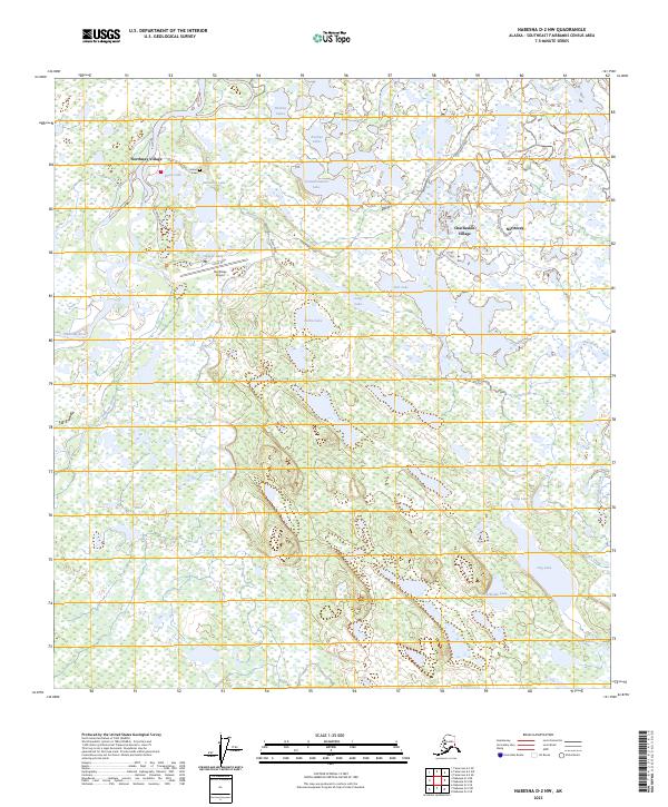 Nabesna D-2 NW topographic map thumbnail