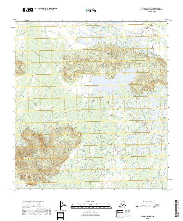 Nabesna D-3 NW topographic map thumbnail