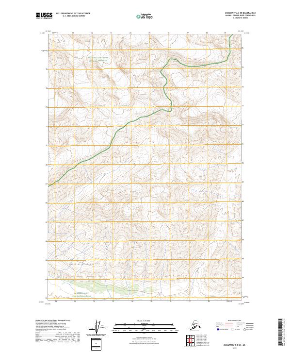 McCarthy A-2 SE 2023 topographic map thumbnail