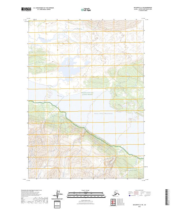McCarthy A-3 SE topographic map thumbnail