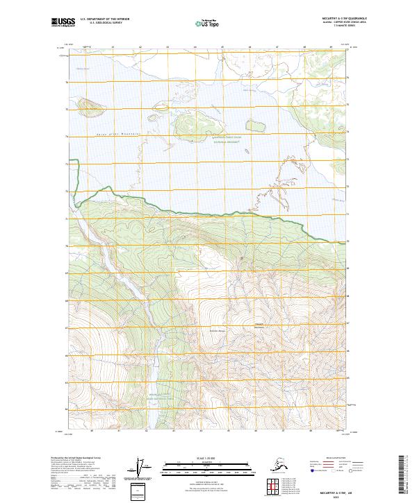 McCarthy A-3 SW 2023 topographic map thumbnail
