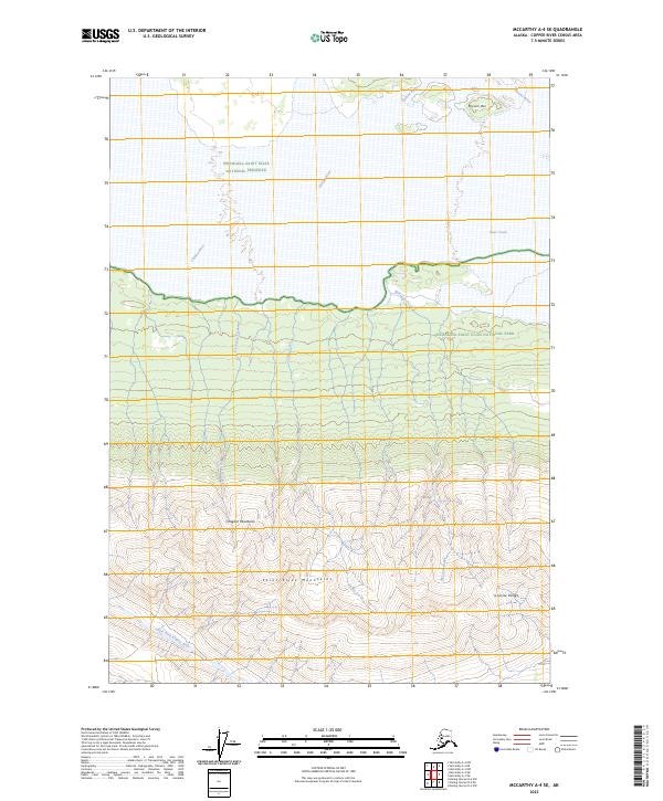 McCarthy A-4 SE topographic map thumbnail