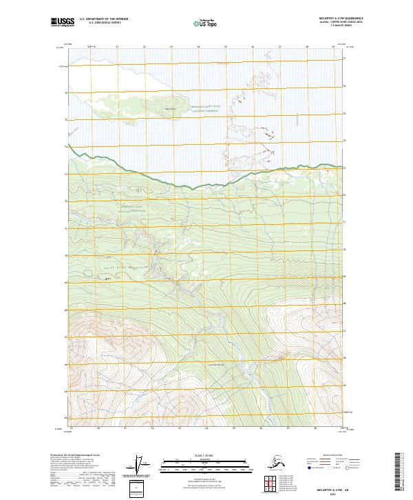 McCarthy A-4 SW 2023 topographic map thumbnail