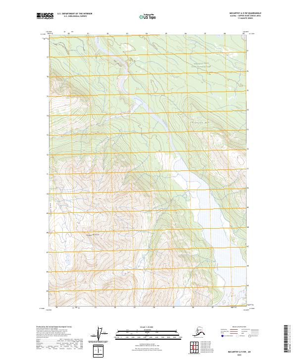 McCarthy A-5 SW topographic map thumbnail
