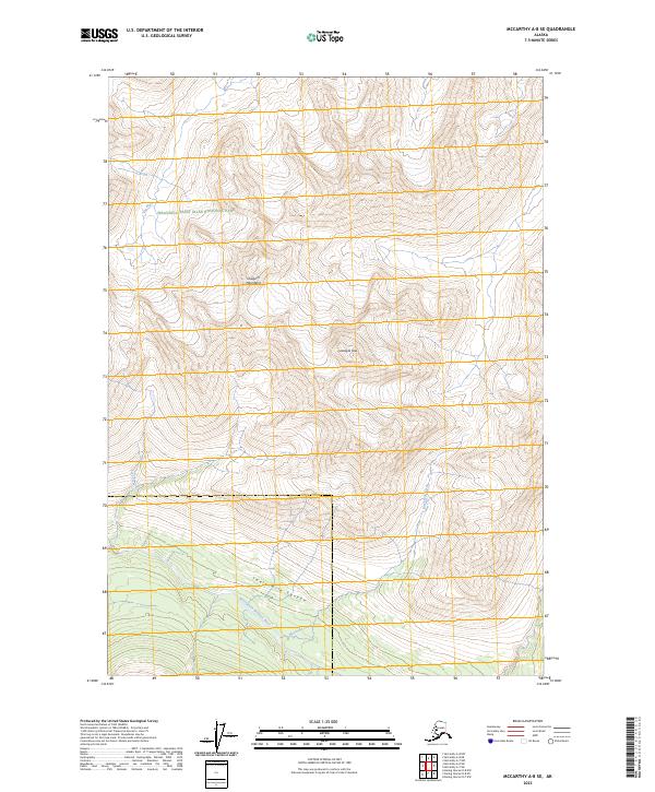 McCarthy A-8 SE 2023 topographic map thumbnail