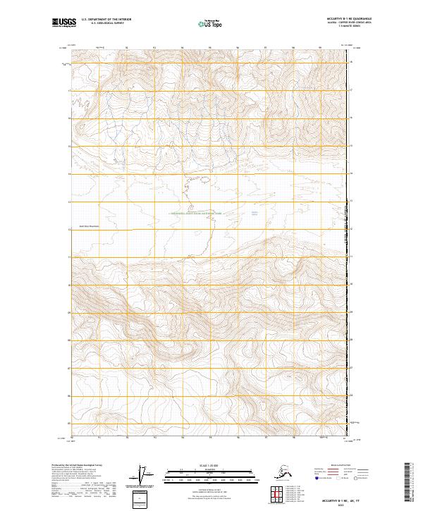 McCarthy B-1 NE topographic map thumbnail