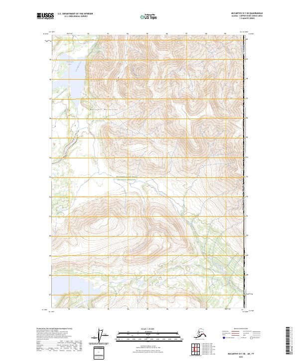McCarthy D-1 SE 2023 topographic map thumbnail