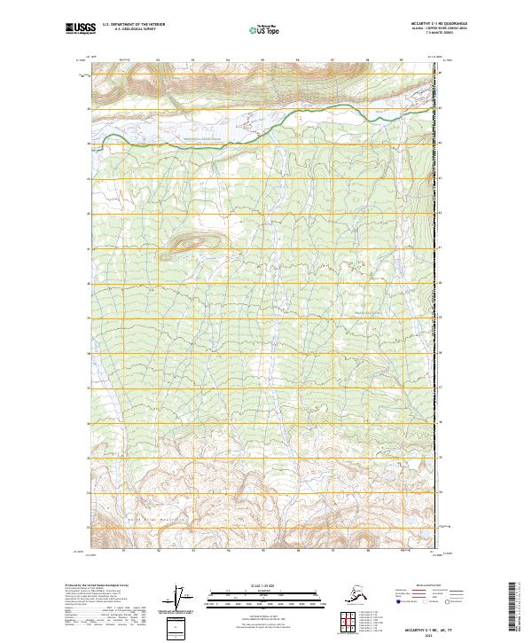 McCarthy C-1 NE 2023 topographic map thumbnail