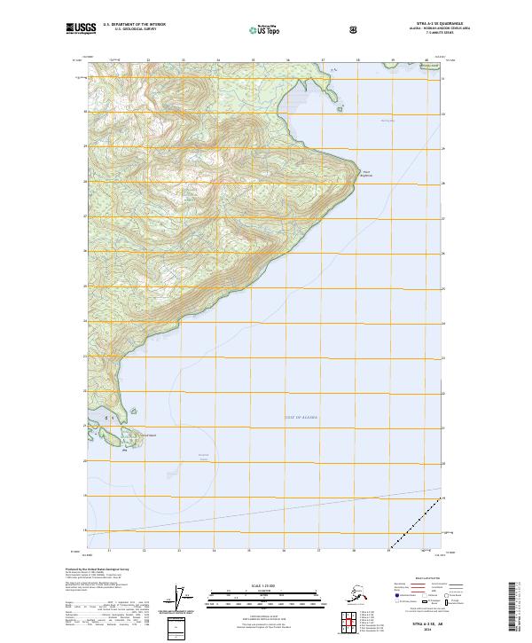 Sitka A-2 SE 2024 topographic map thumbnail