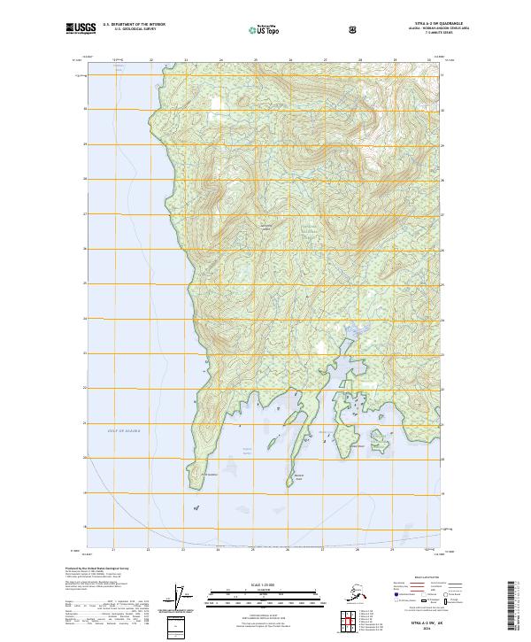 Sitka A-2 SW topographic map thumbnail