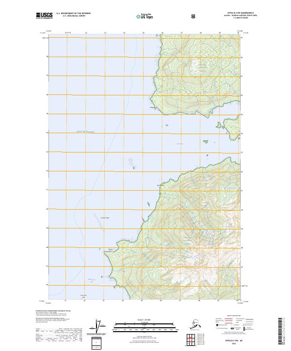 Sitka B-2 SW topographic map thumbnail